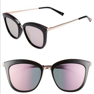Le Specs Caliente 53mm Cat Eye Sunglasses